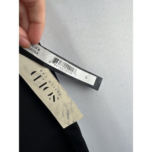 SDL360 By Sold Design Lab No Zip Super Skinny Black Pants S - Picture 5 of 7